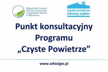 Plakat programu "Czyste powietrze"